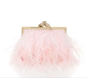 indianapolis wedding planner kate spade pink feather purse